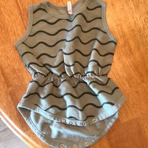 Rylee and Cru 3-6 month old green onsie